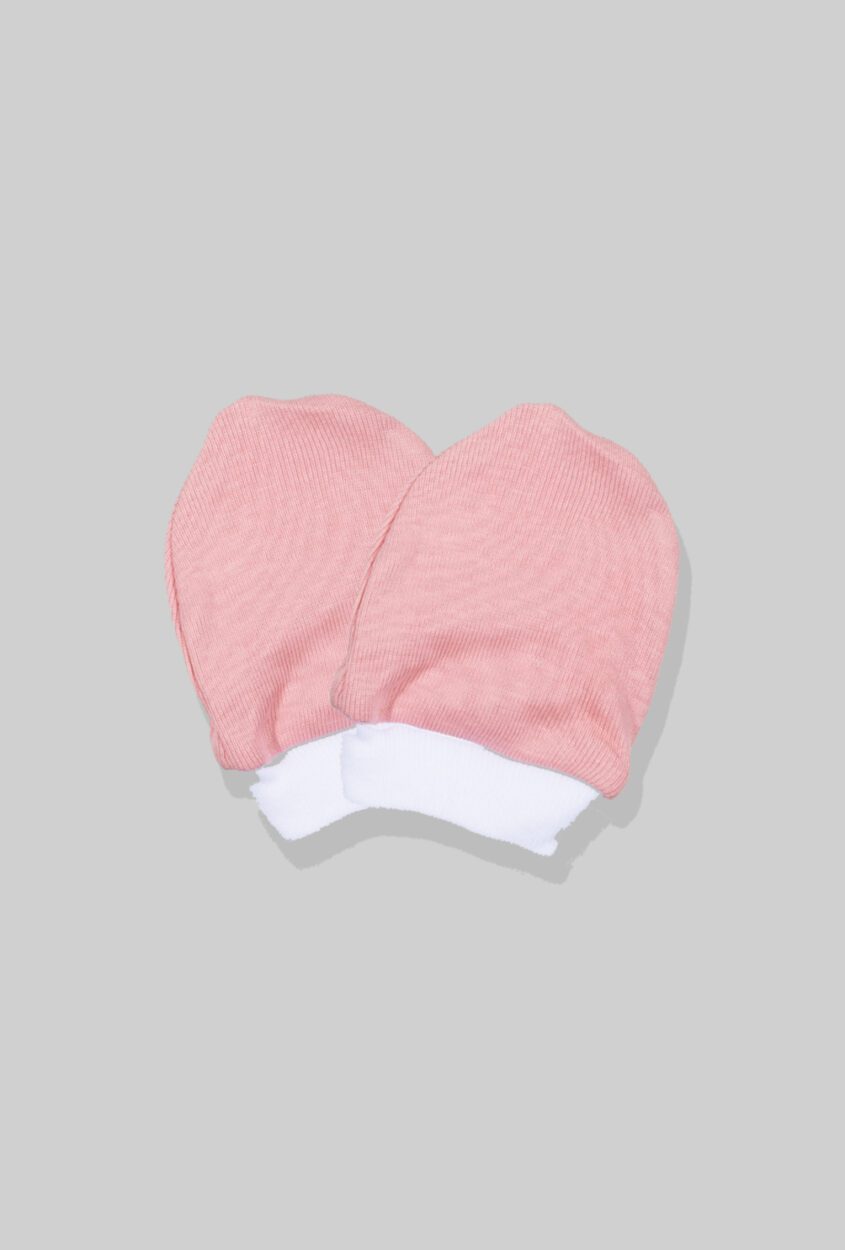 3-Pack Hat & Mittens Sets | Crown | Plain Purple | Plain Pink (0-1Y)