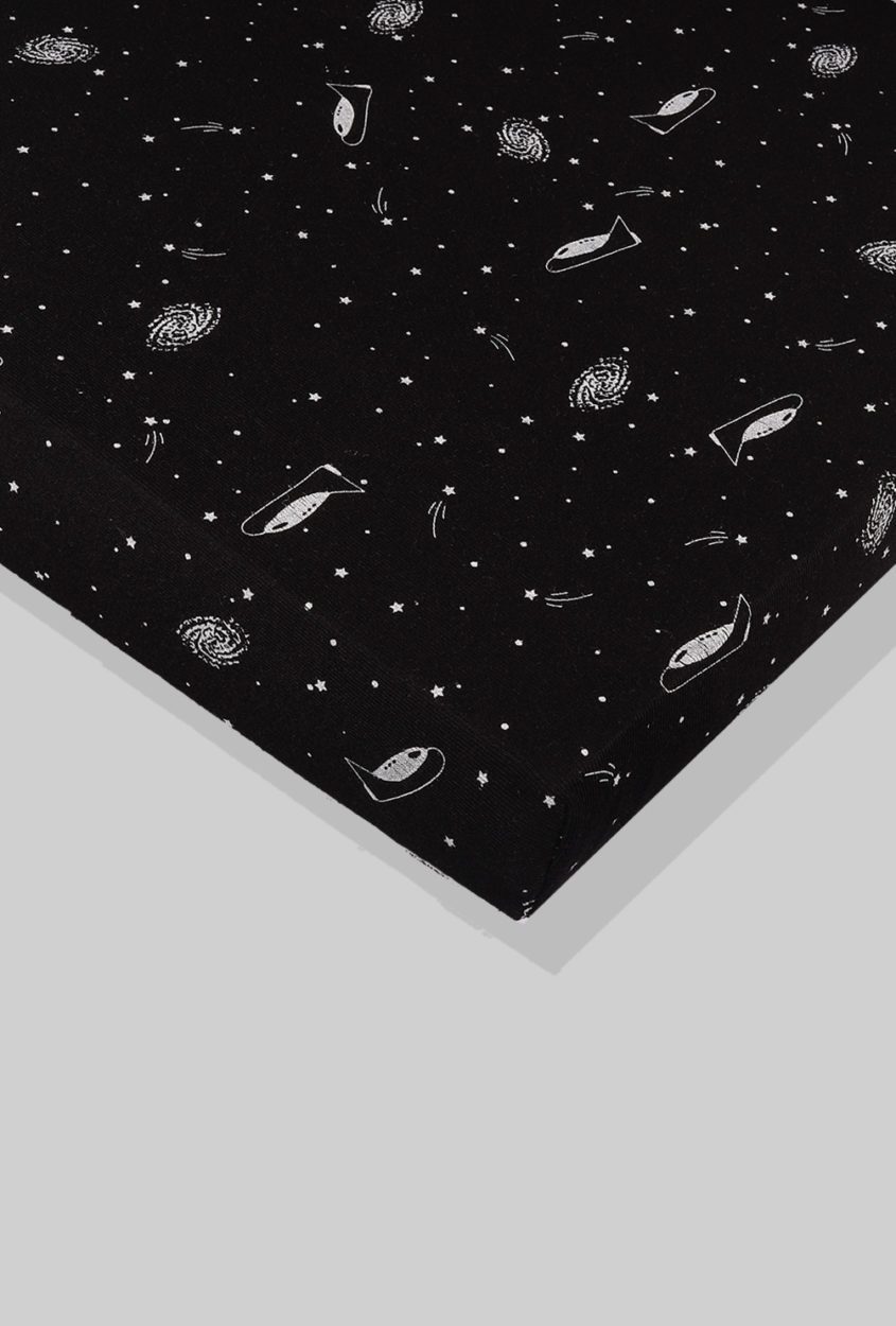 Baby Fitted Sheet - Space Rockets - Cot / Toddler Bed | Cradle