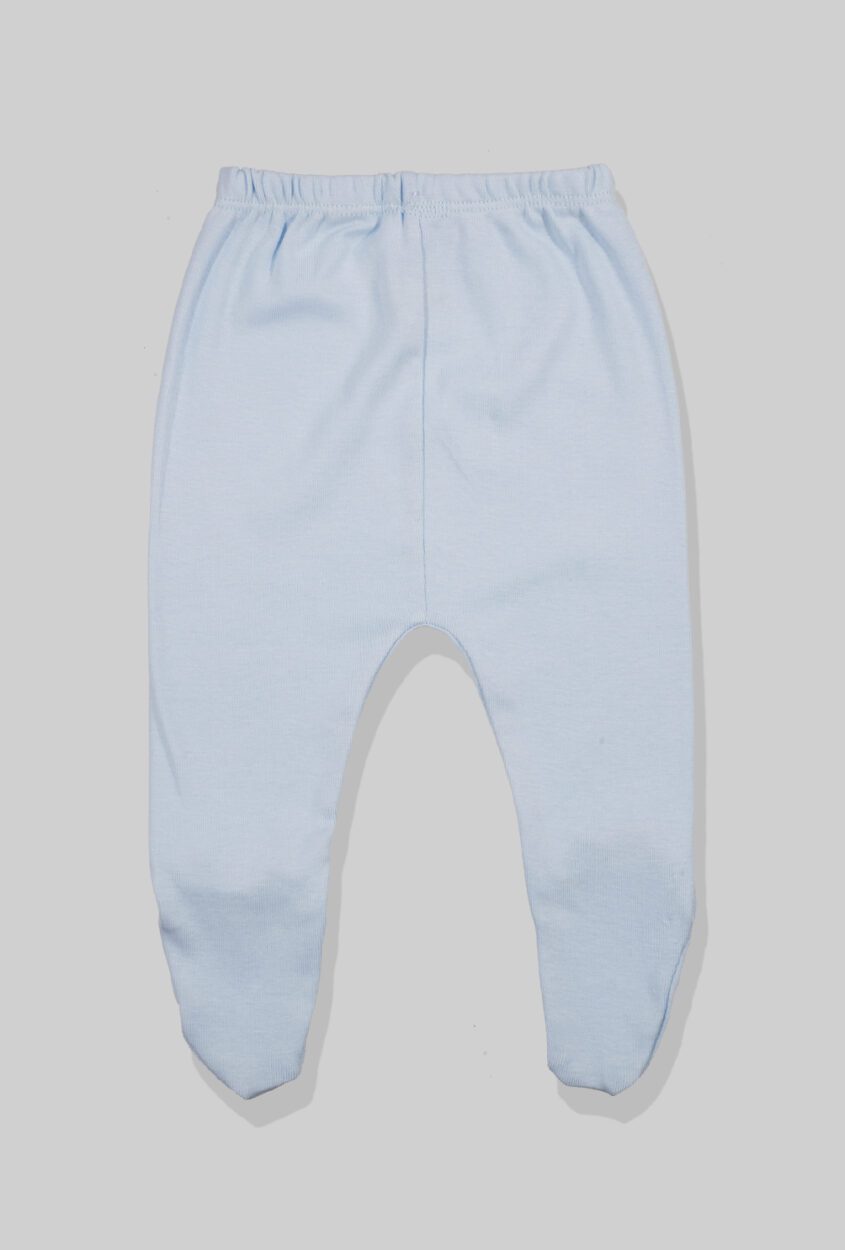 Envelope Bodysuit & Footie Set Jersey/Flannel - Light Blue - Crocodile (0-3M)