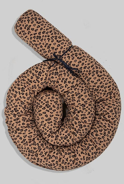Leopard Print Crib Bumper