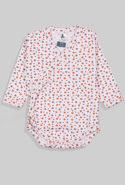 2-Pack Sets - Envelope Bodysuit & Footie Jersey - Triangles Dots - Brown & White (0-3M)