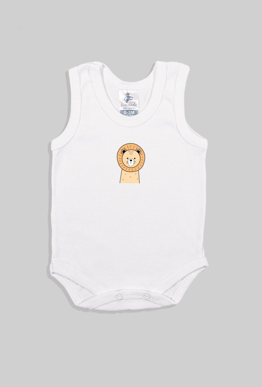 Tank Bodysuits Set of 5 Animal Print | Unisex Fit | Up to 2.5 Years