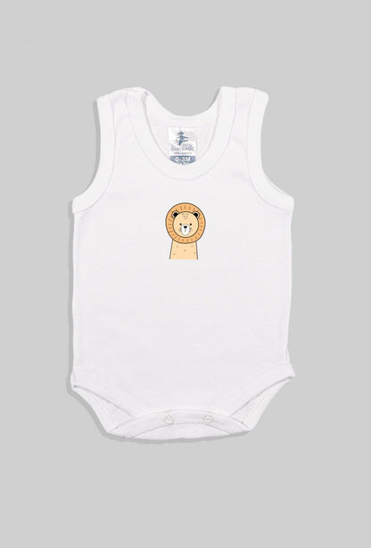 Tank Bodysuits Set of 5 Animal Print | Unisex Fit | Up to 2.5 Years
