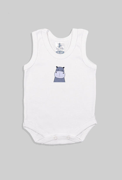 Tank Bodysuits Set of 5 Animal Print | Unisex Fit | Up to 2.5 Years