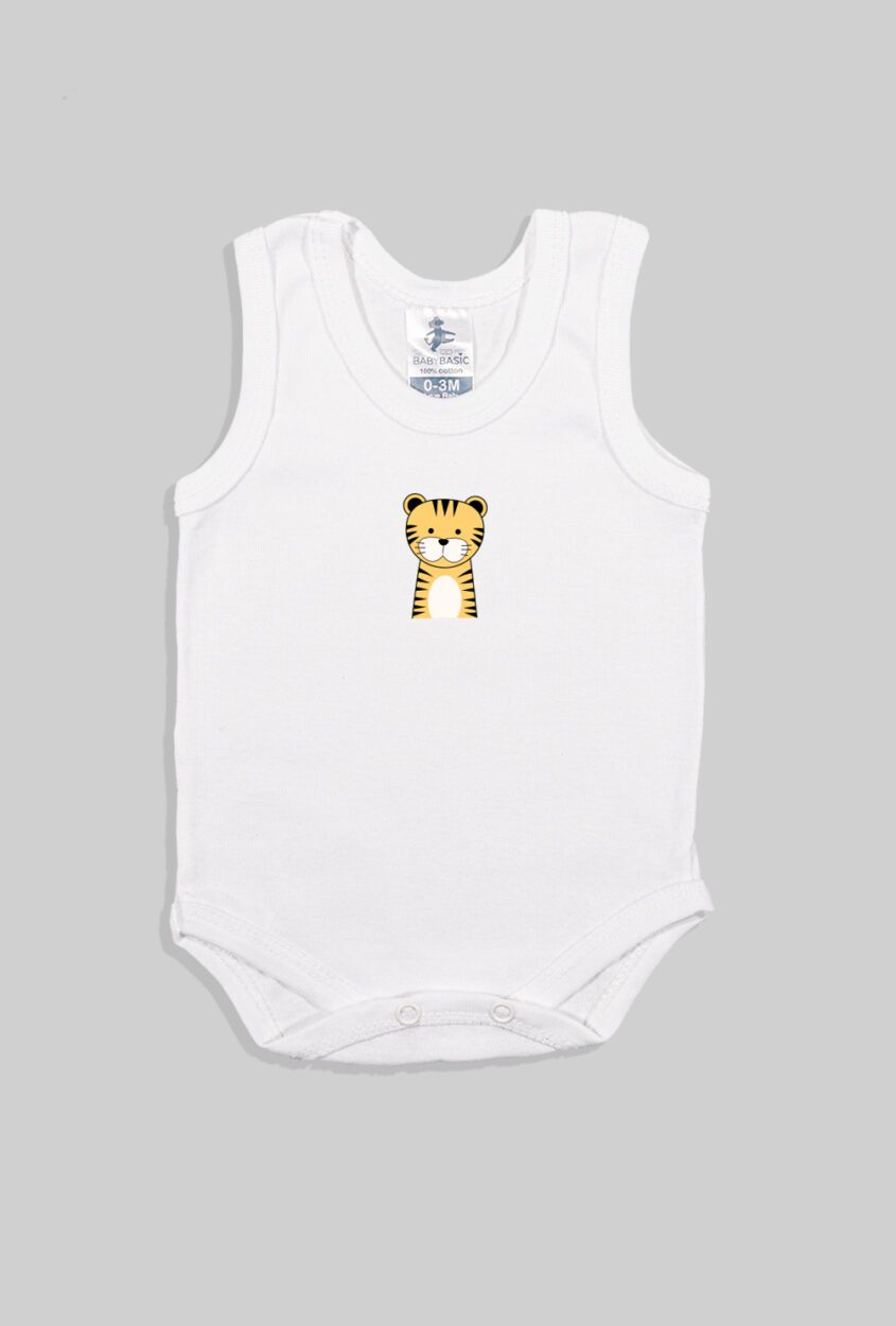 Tank Bodysuits Set of 5 Animal Print | Unisex Fit | Up to 2.5 Years
