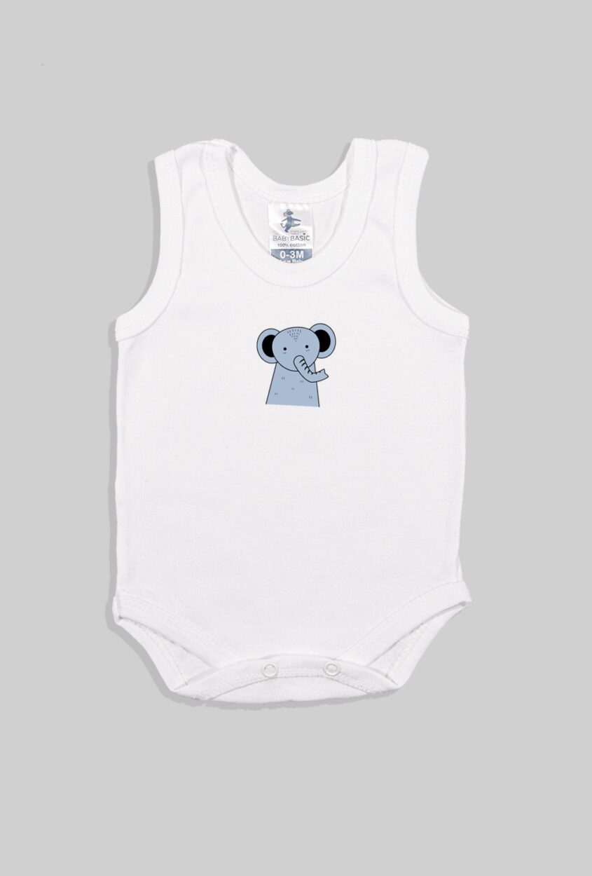 Tank Bodysuits Set of 5 Animal Print | Unisex Fit | Up to 2.5 Years
