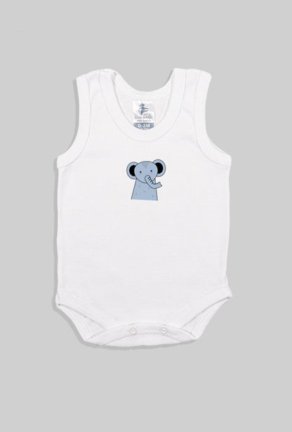 Tank Bodysuits Set of 5 Animal Print | Unisex Fit | Up to 2.5 Years