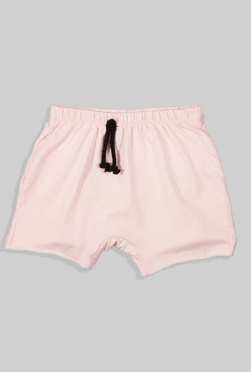 Drawstring Pants - Solid - Light Pink (3 Months - Age 2)