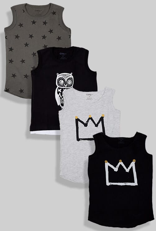 Bundle - Tanks Crown Stars & Owls