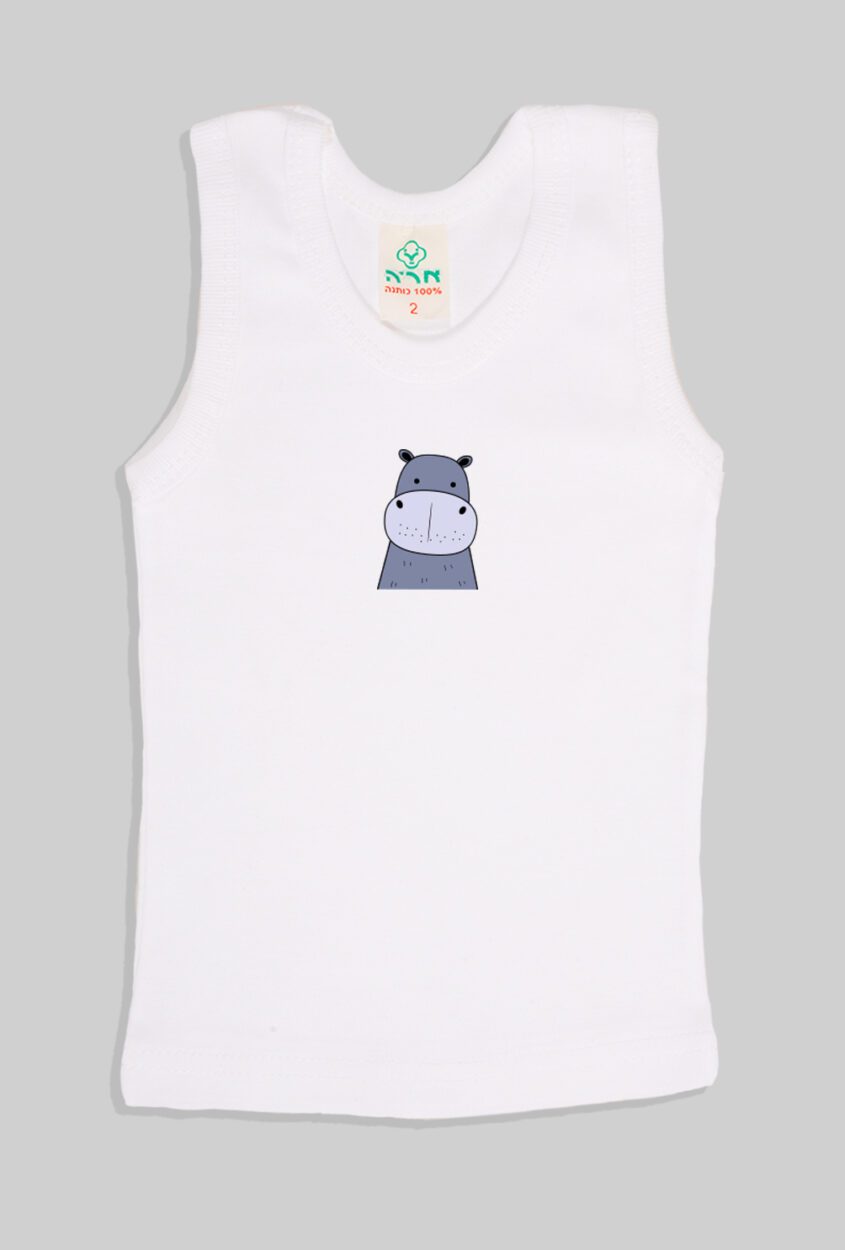 Grandpa-Style Tanks - Set of 5 Animal Print | Unisex Fit | Up to 6 Years