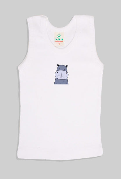 Grandpa-Style Tanks - Set of 5 Animal Print | Unisex Fit | Up to 6 Years