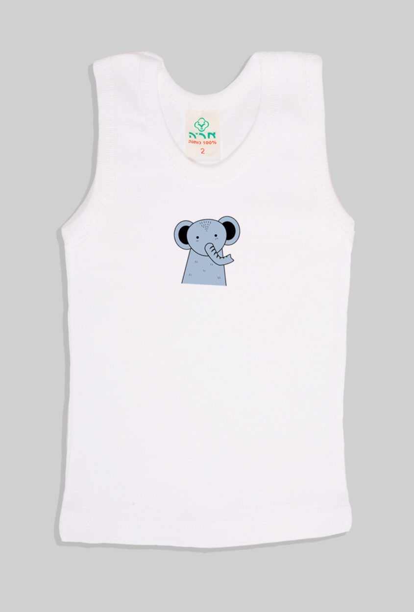 Grandpa-Style Tanks - Set of 5 Animal Print | Unisex Fit | Up to 6 Years
