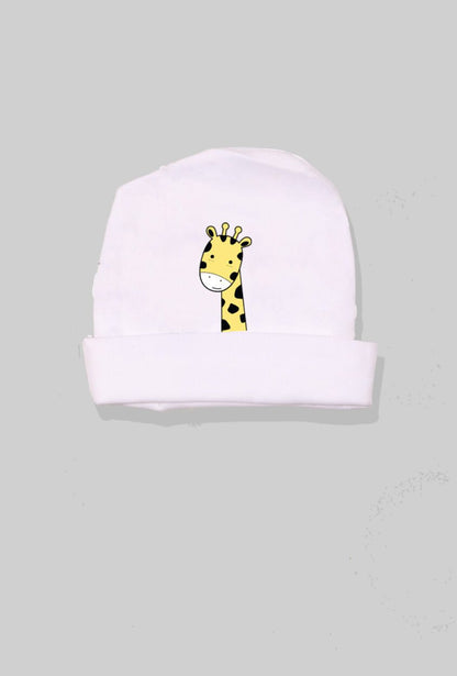 5-Pack Hat & Mittens Sets | Giraffe | Hippo | Elephant | Cheetah | Lion (0-1Y)
