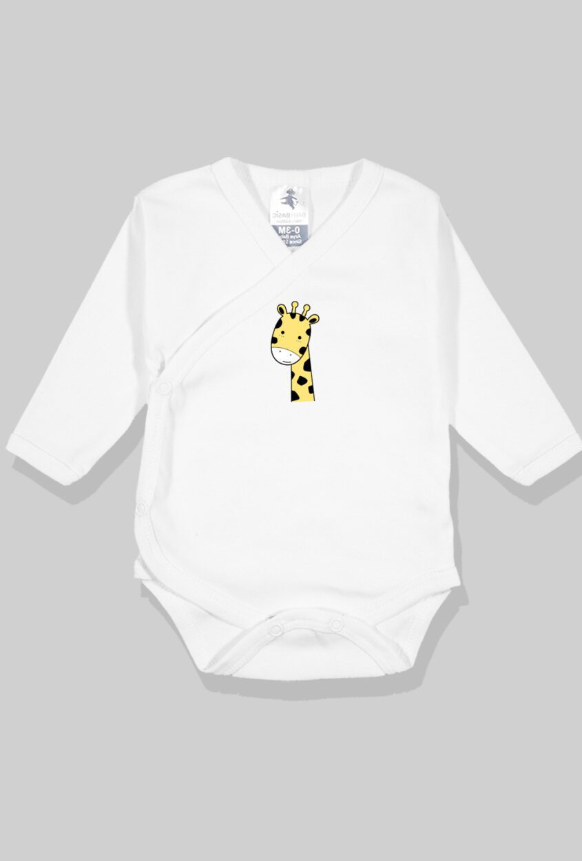 5-Pack Envelope Bodysuits Flannel/Jersey - Animals (0-3M)
