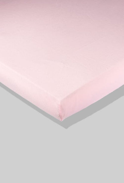 Duvet Cover + Fitted Sheet - Plain Light Pink