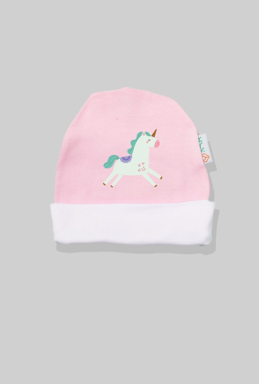 5-Pack Hat & Mittens Sets | Unicorn | Heart | Flower | Wheels | Cloud & Rain (0-1Y)