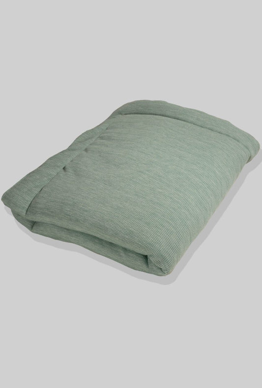 Muslin Blanket for Crib/Pram - Waffle Fabric Green