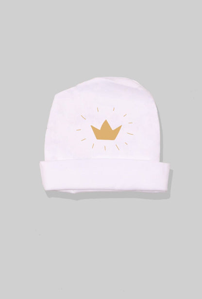 3-Pack Hat & Mittens Sets | Crown | Plain Purple | Plain Pink (0-1Y)