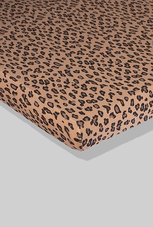 Baby Fitted Sheet - Leopard Print - Cot / Toddler Bed | Cradle