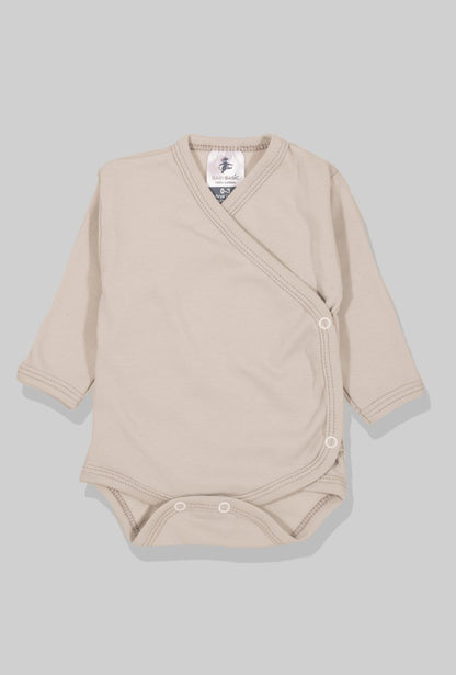 Envelope Bodysuit & Footie Set Jersey - Light Grey (0-3M)
