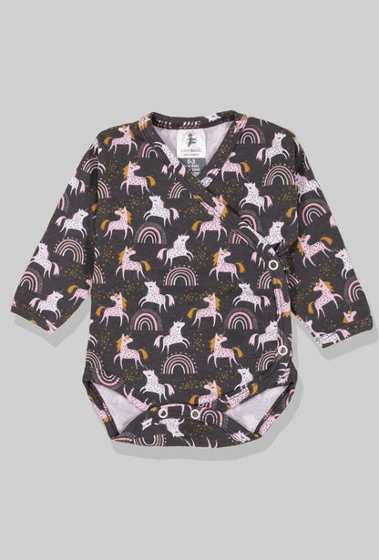 Envelope Bodysuit & Footie Set Jersey - Unicorn (0-3M)