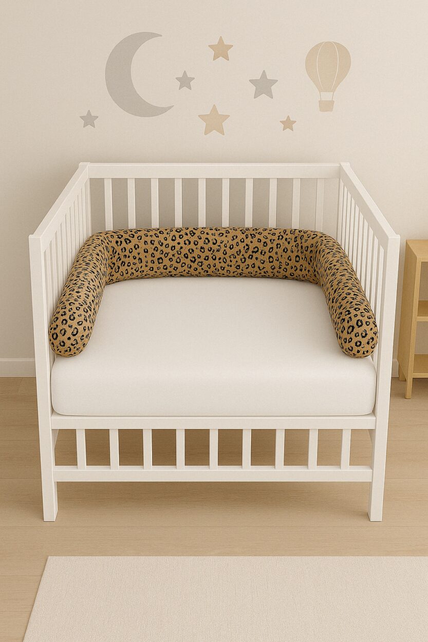 Leopard Print Crib Bumper