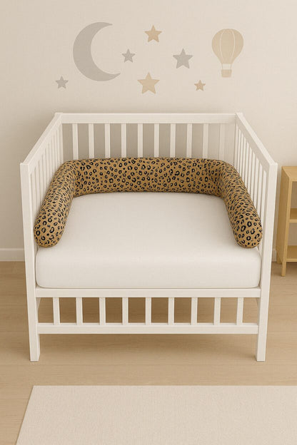 Leopard Print Crib Bumper
