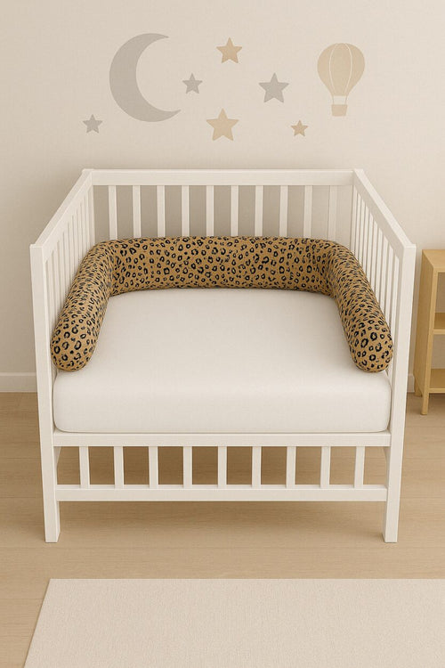 Leopard Print Crib Bumper