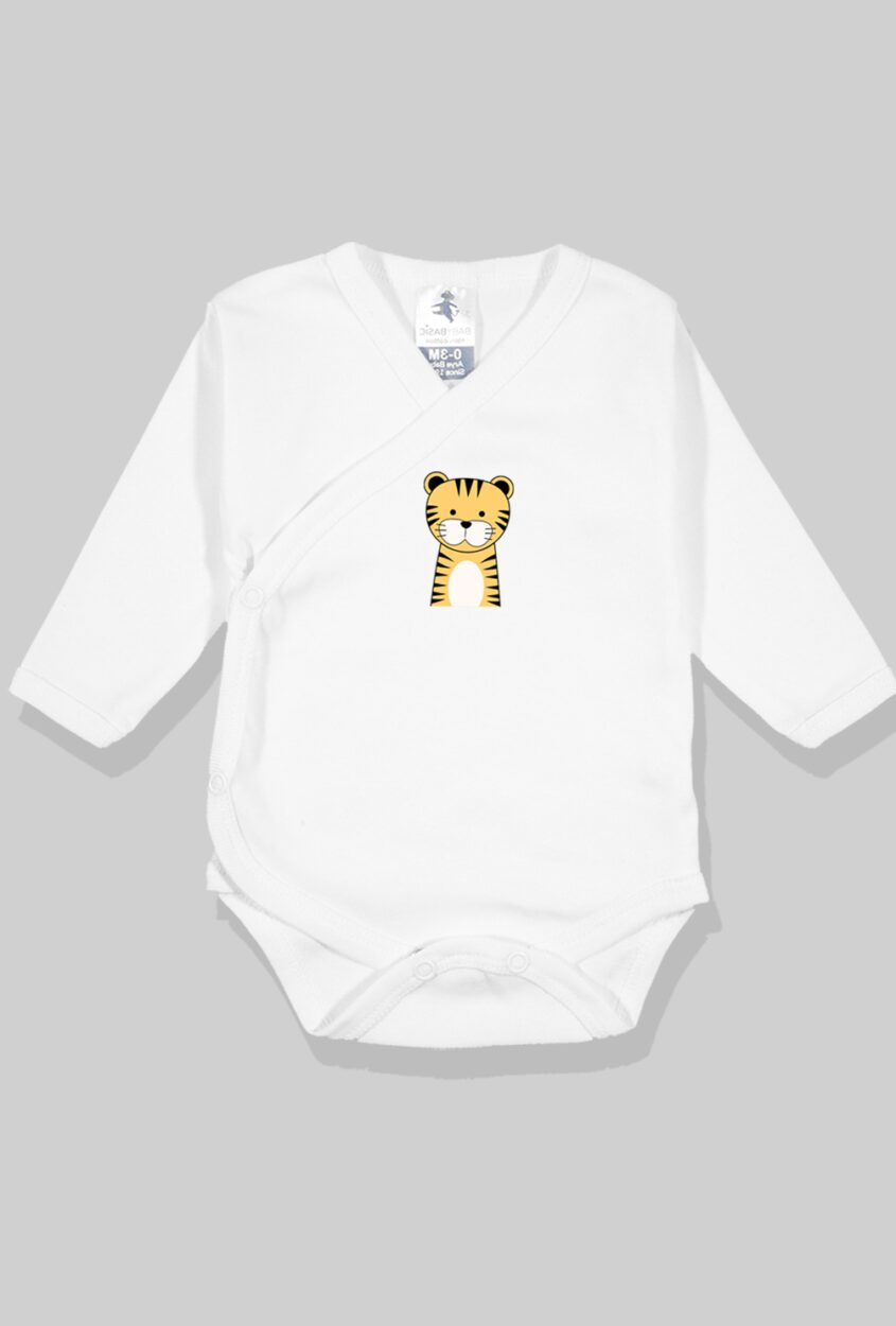 5-Pack Envelope Bodysuits Flannel/Jersey - Animals (0-3M)