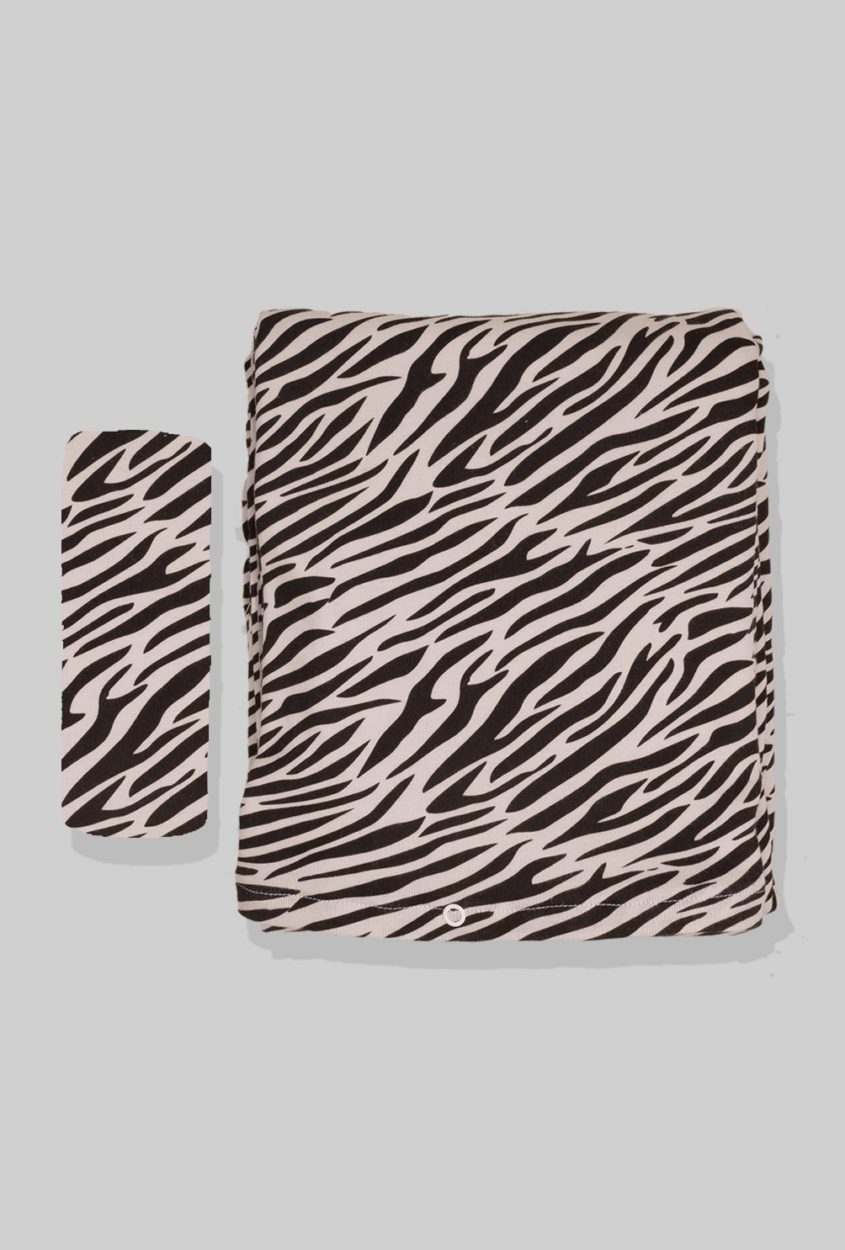 Duvet Cover + Fitted Sheet - Zebra
