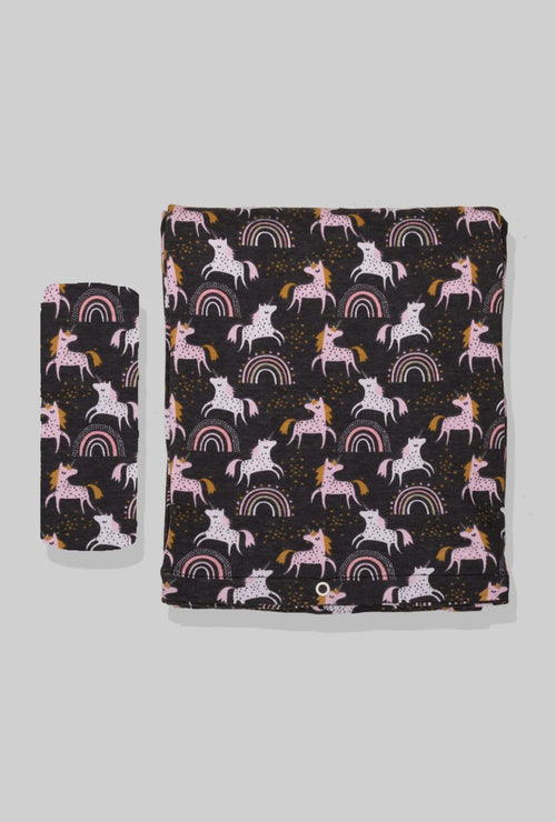 Duvet Cover + Fitted Sheet - Unicorn