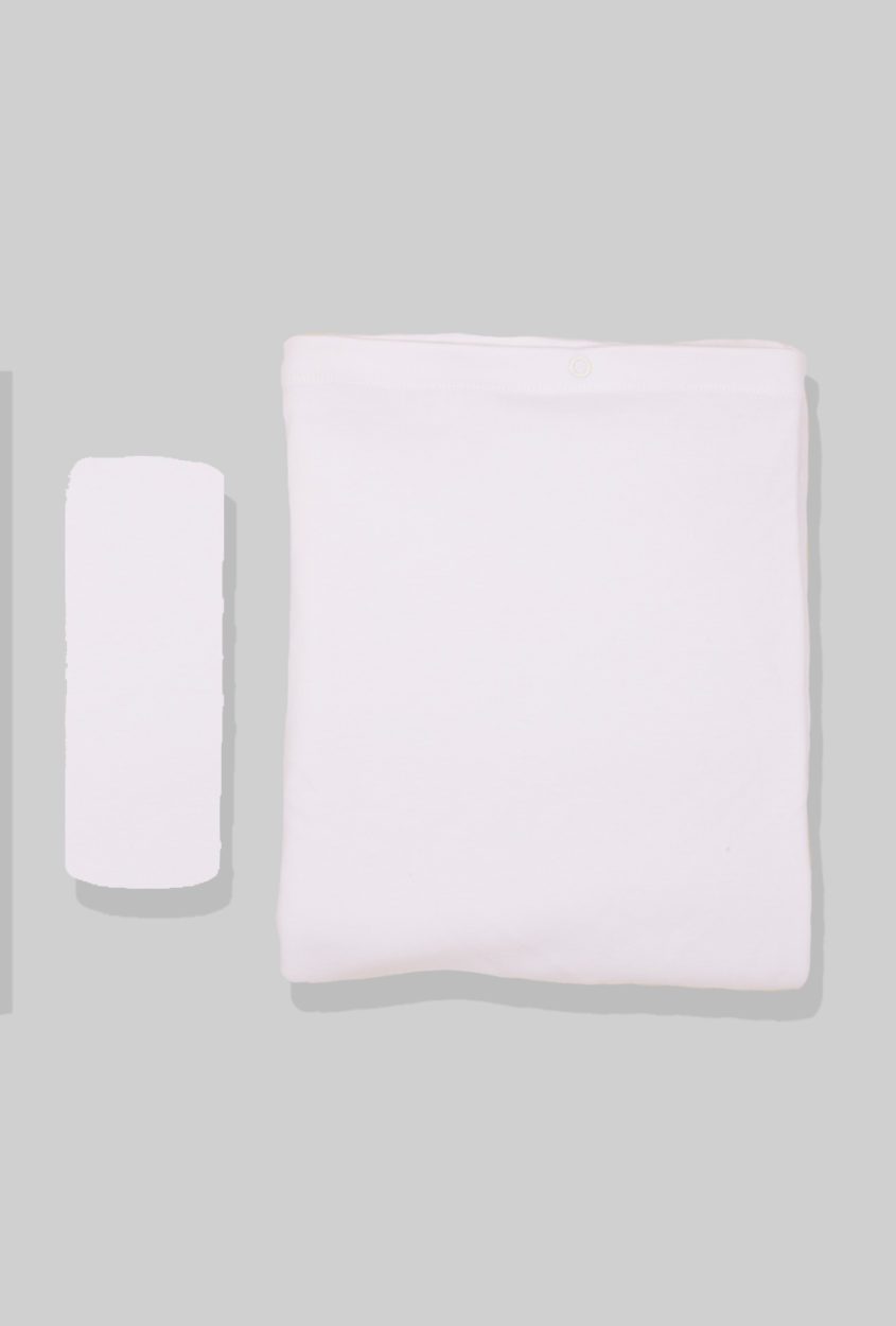 Duvet Cover for Crib/Toddler Bed - Plain White
