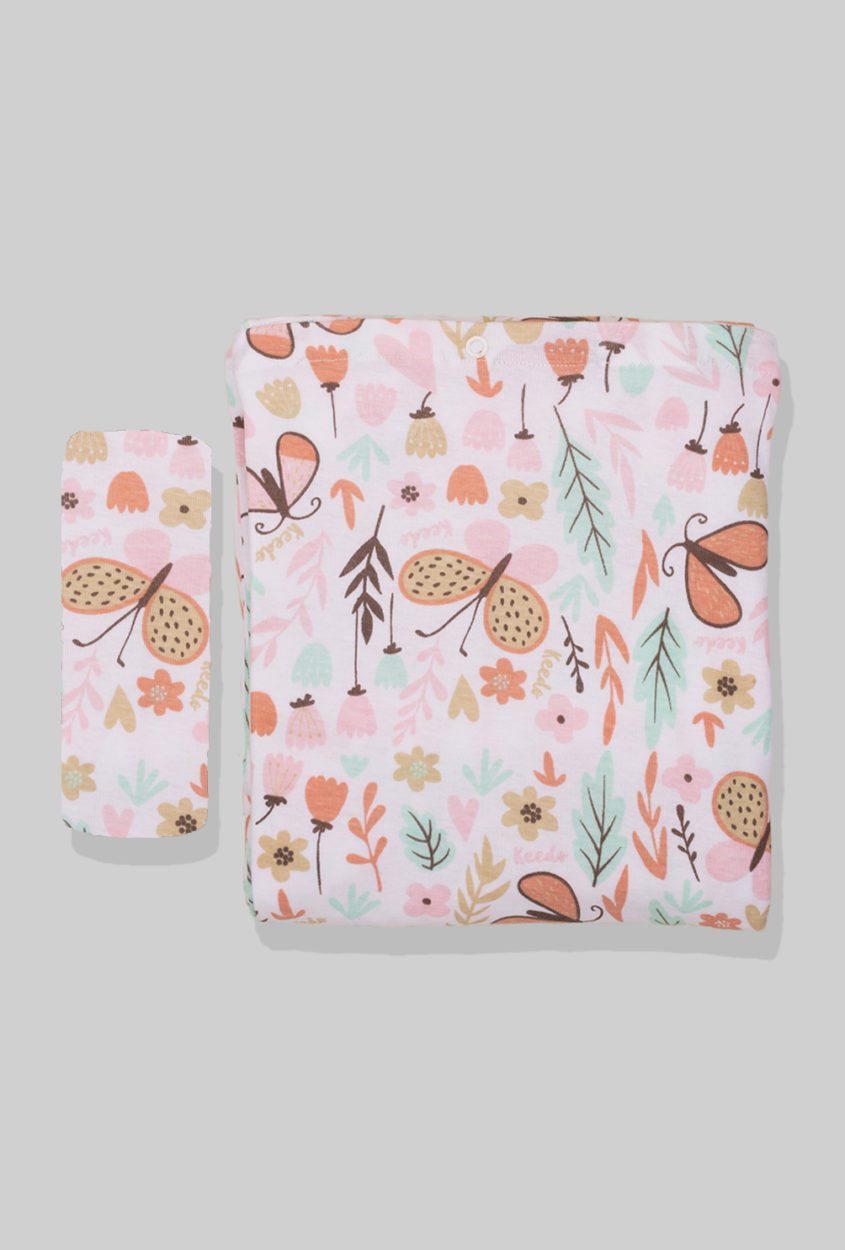 Duvet Cover + Fitted Sheet - Butterflies