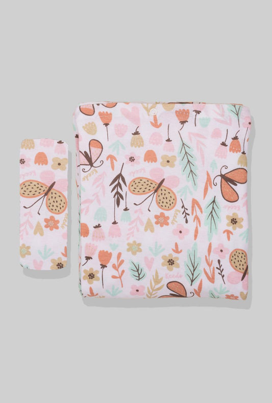 Duvet Cover + Fitted Sheet - Butterflies