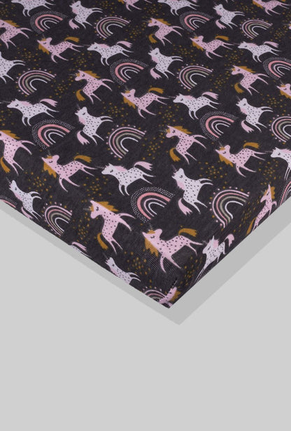 Baby Duvet + Cover + Fitted Sheet - Unicorn