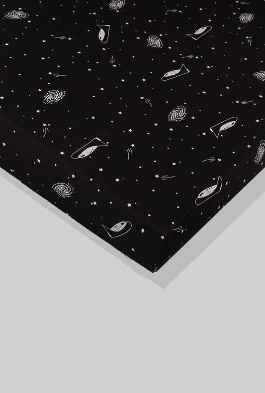 Baby Fitted Sheet - Space Rockets - Cot / Toddler Bed | Cradle