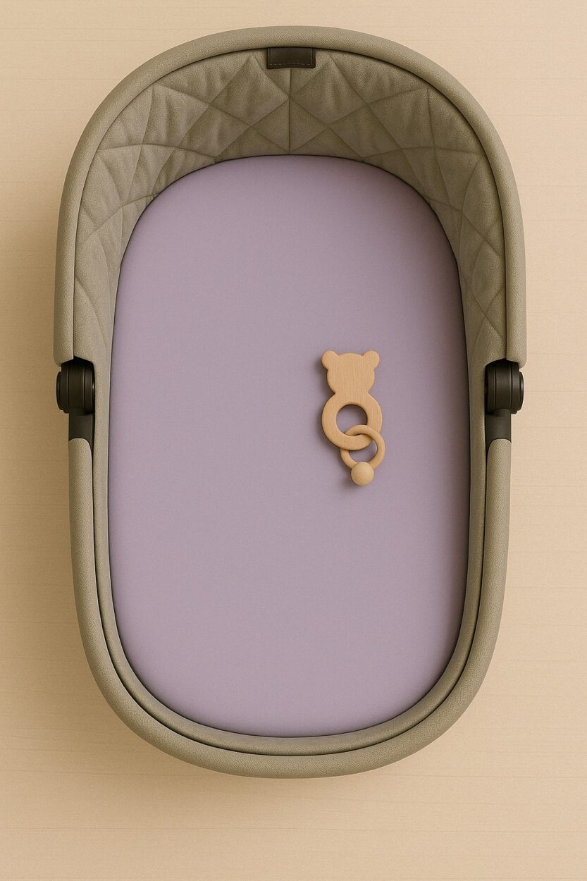 Baby Pram Sheet - Plain Purple