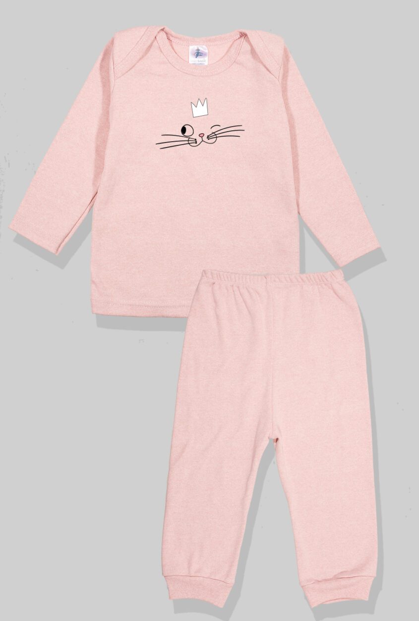 Set of 5 - Long Sleeve Flannel Sleepsuits - Unicorn | Winking Cat | Roller Blades | Unicorn | Love (1-2.5 Years)