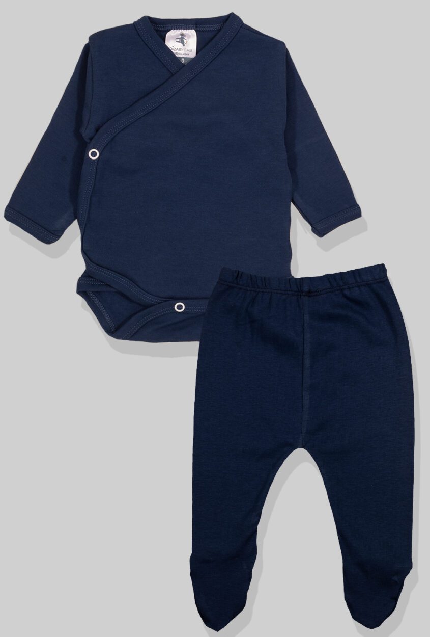 3-Pack Sets - Envelope Bodysuit & Footie Flannel | Lion | Plain | Crown