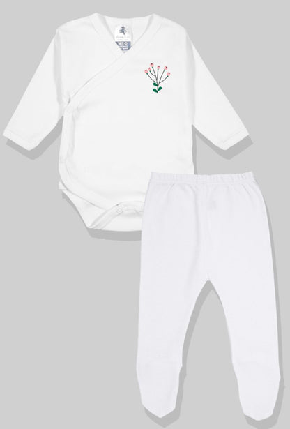 5-Pack Sets - Envelope Bodysuit & Footie Jersey/Flannel | Love | Wheels | Flower | Rainbow | Unicorn (0-3M)