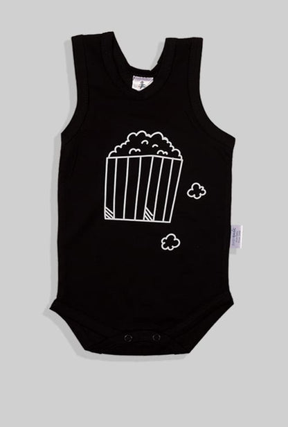Set of 3 - Tank Bodysuits - Popcorn Bears Solid (3 Months - 2 Years)