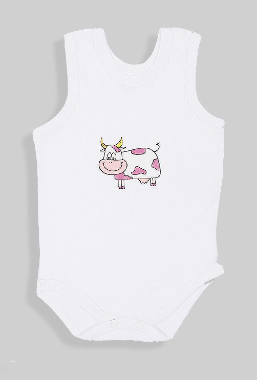 Tank Bodysuit- Cow