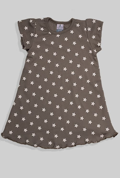 Set of 2 - Short Sleeve Nightgowns - Stars Triangles (1-5 Years)