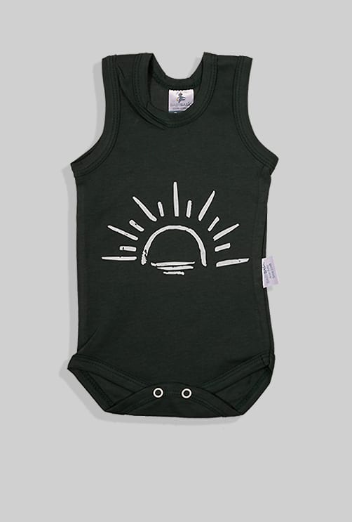 Set of 3 - Tank Bodysuits - Lamp Lion Sun (3 Months - 2 Years)