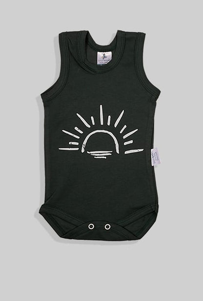 Set of 3 - Tank Bodysuits - Lamp Lion Sun (3 Months - 2 Years)