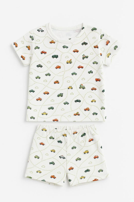 Short Sleepsuit Set | Cars (2-4 Years)