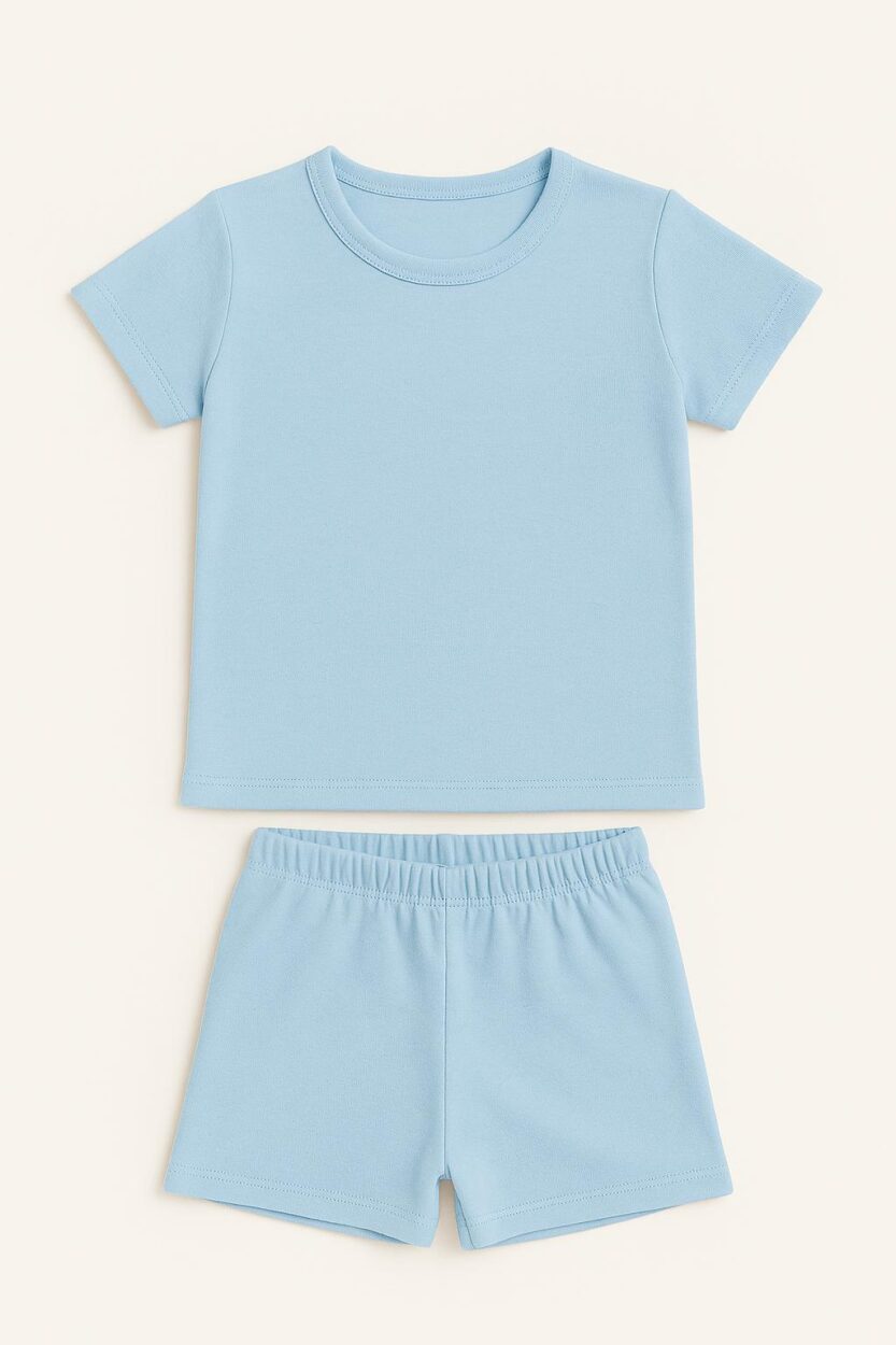 Set of 4 - Short Sleepsuits | Solid Bundle (2-4 Years)