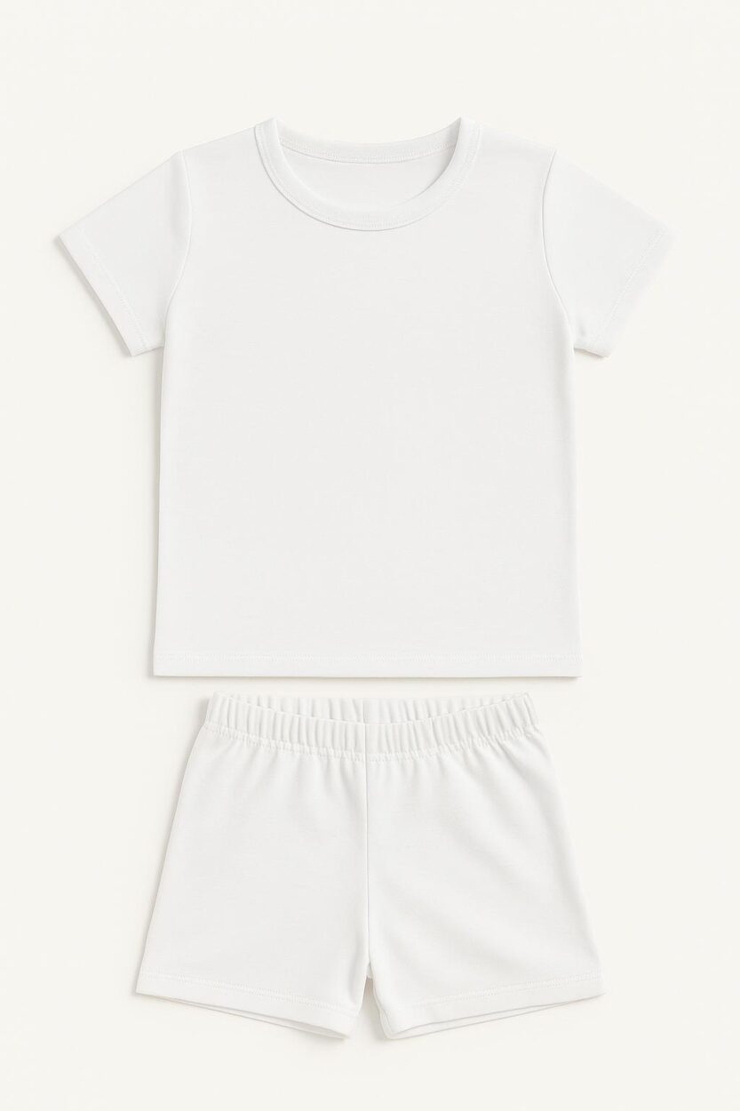 Set of 4 - Short Sleepsuits | Solid Bundle (2-4 Years)