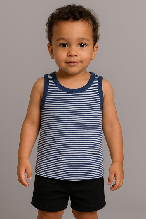 Tank Blue Stripes