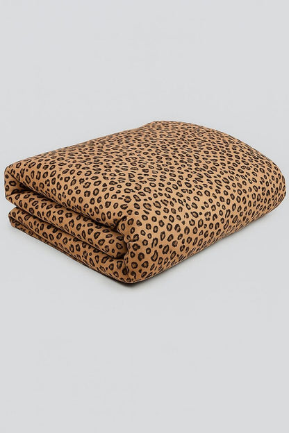 Filling Blanket for Crib & Baby Bed - Brown Spotted